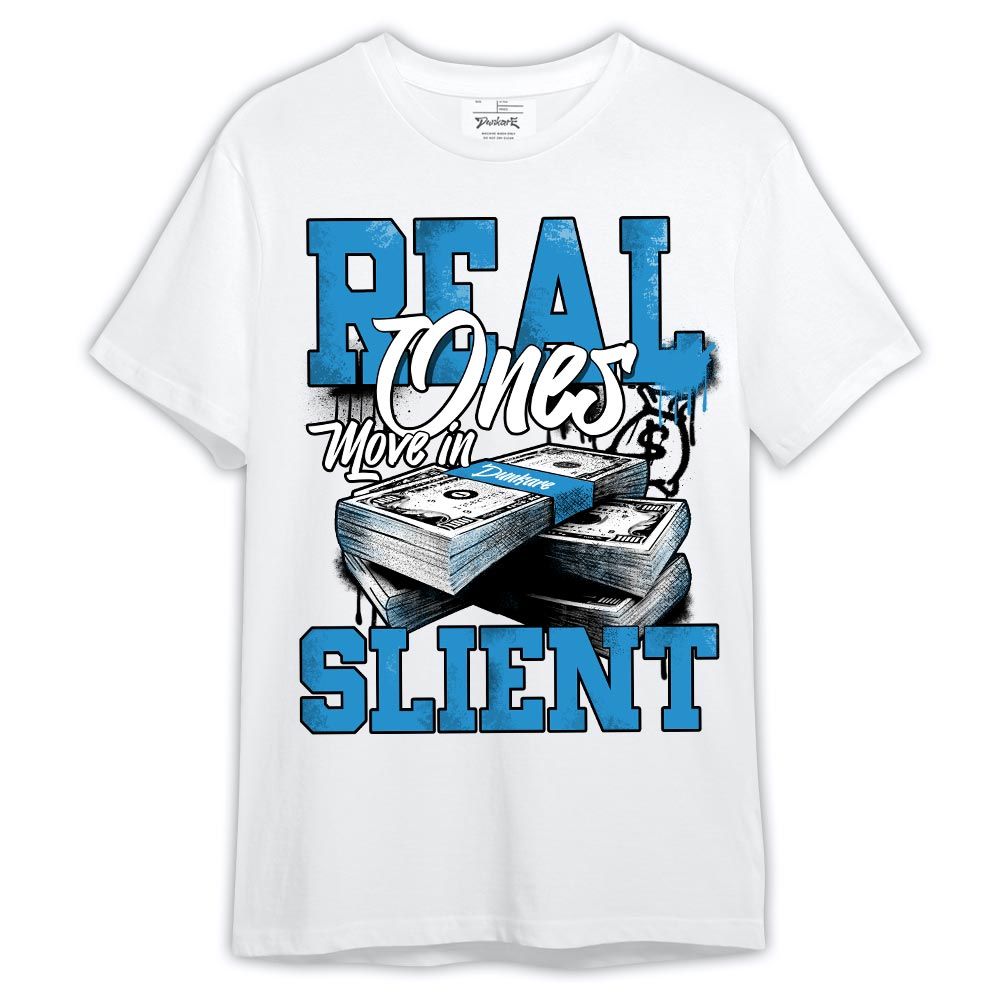 Shirt To Match Powder Blue 9s - Move In Silence Money Shirt Outfit