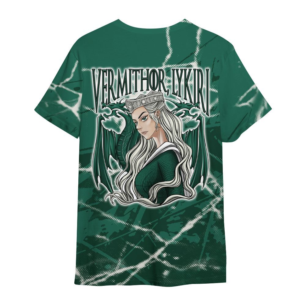 Shirt To Match Oxidized Green 4s - Dragon's Mom! Profound All Over Print