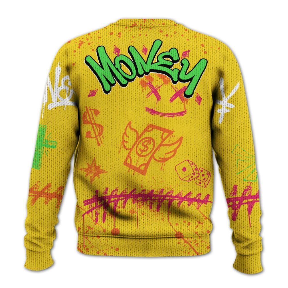 Sweater To Match Max 95 Woven Multi - Everybody Paid In Full Crayon Graphic