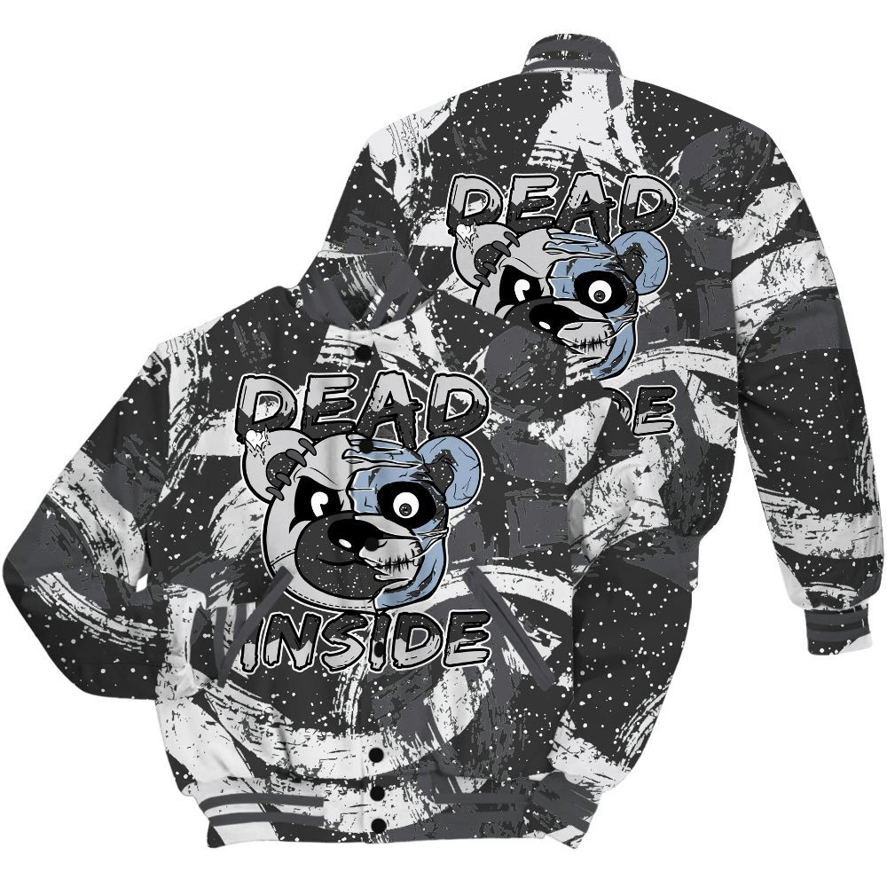 Varsity Jacket To Match Reverse Black White 6s Shirt - Lifeless Bear Circle Slpash All Over Print
