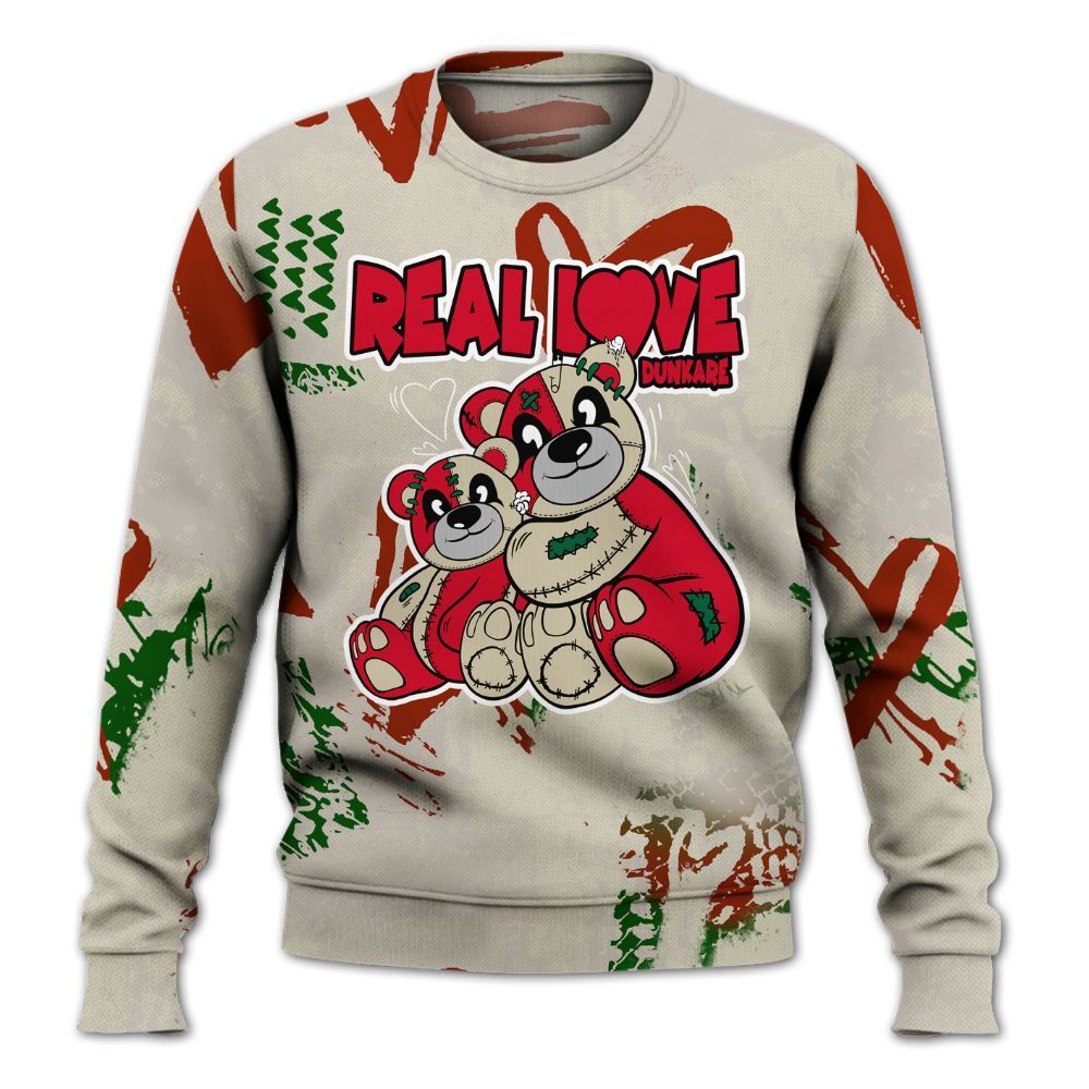 Sweatshirt To Match El Grito 5s - Sincere Fondness Bear All Over Print