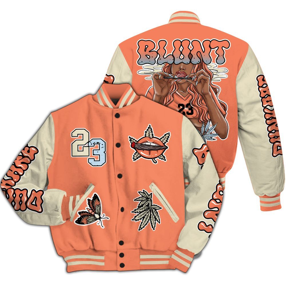 Varsity Jacket To Match DJ Khaled Crimson Bliss 5s - Bluntz Unique All Over Print