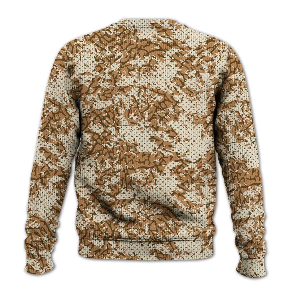 Knitted Sweater To Match Orewood Brown 3s - Show Me The Money Retro