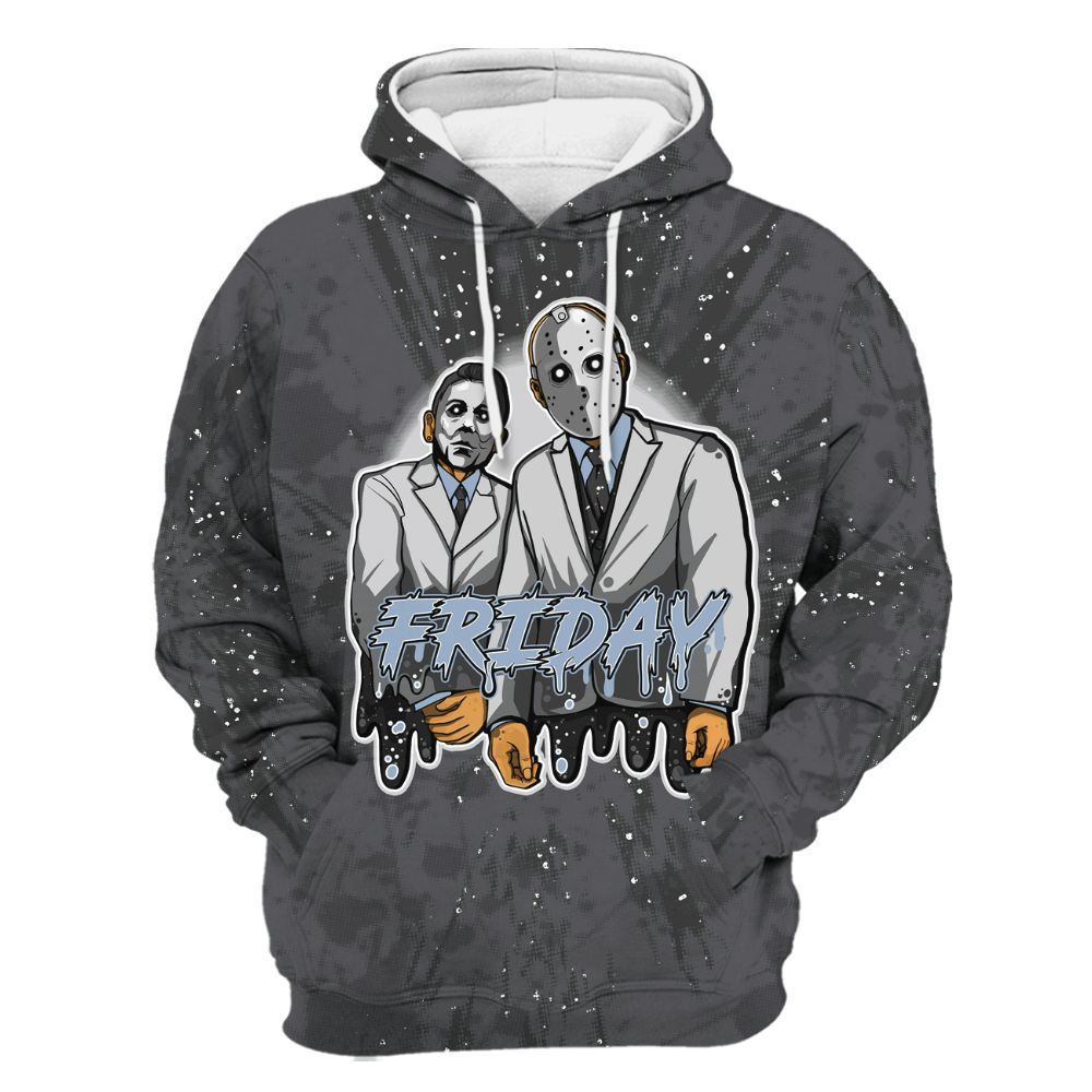 Hoodie To Match Reverse Oreo 6s - Friday Halloween Graphic Luxury All Over Print