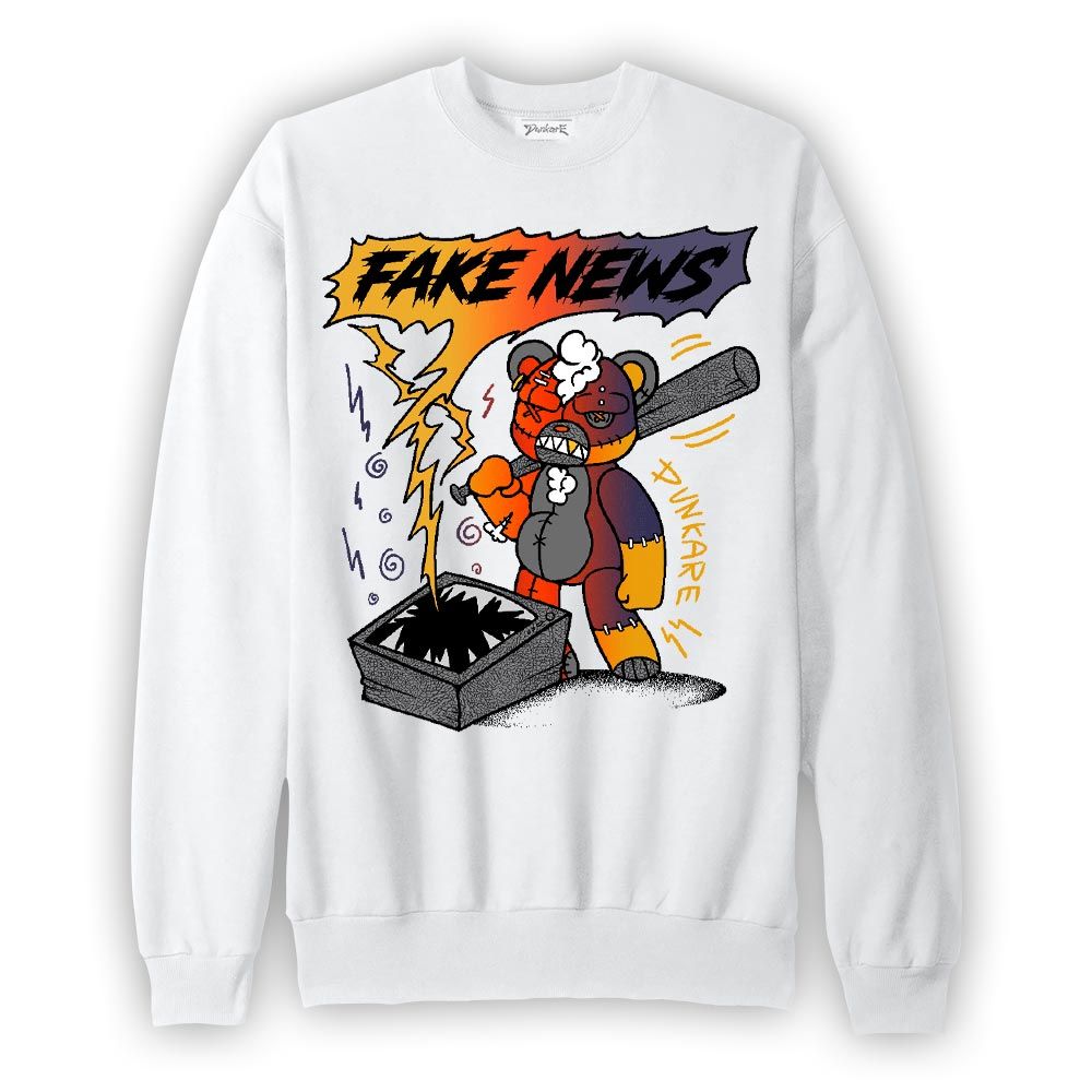 Sweatshirt To match Rio 3s Sweatshirt - False News Hugz Graphic