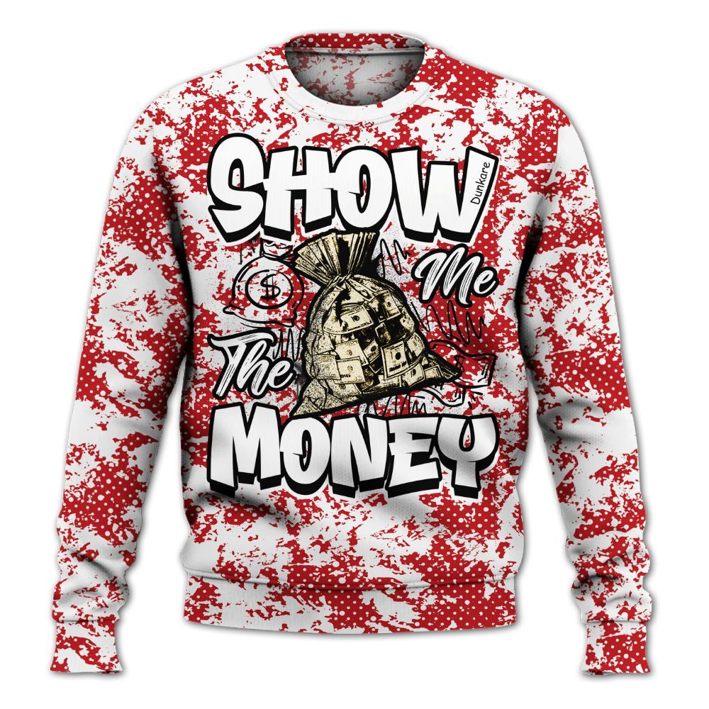 Sweatshirt To Match Dunk Low Fruity Pebbles - Show Me The Money Retro All Over Print