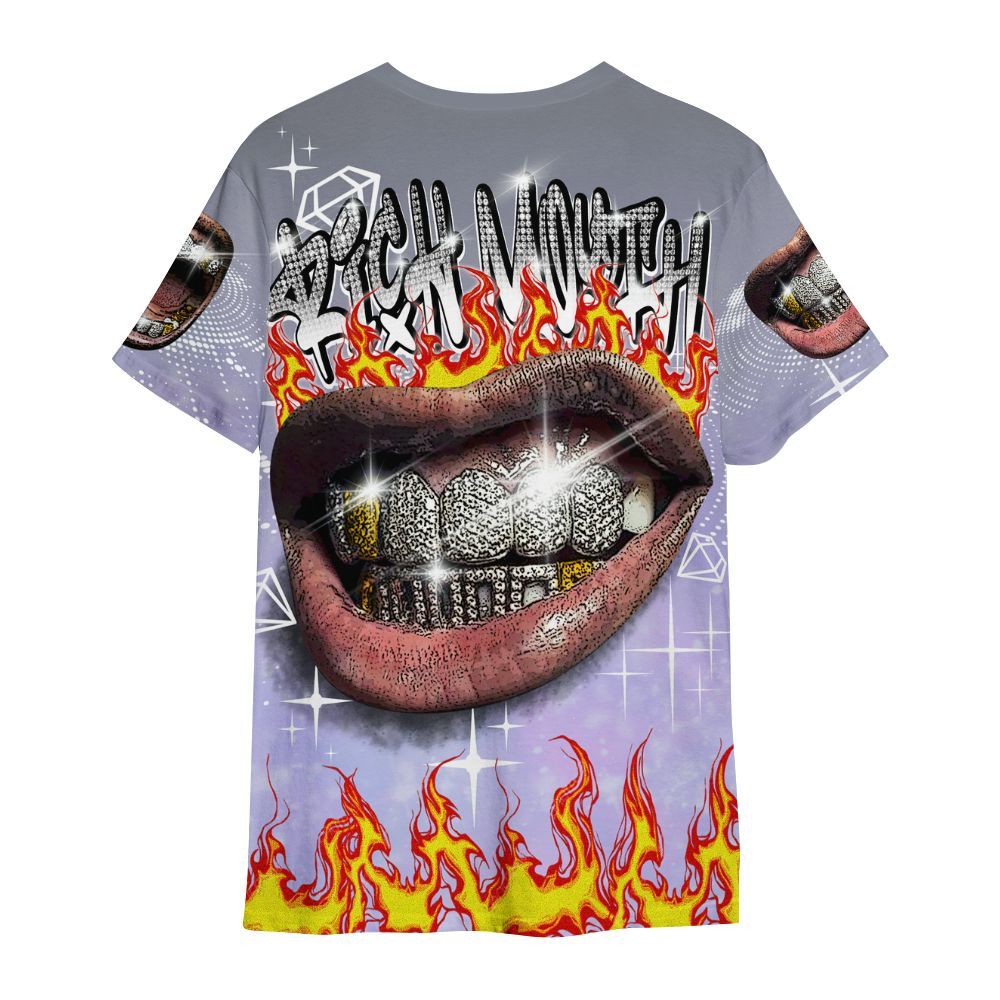 Shirt To Match Zen Master 4s - Rich Mouth Fire Rap Retro 90s All Over Print
