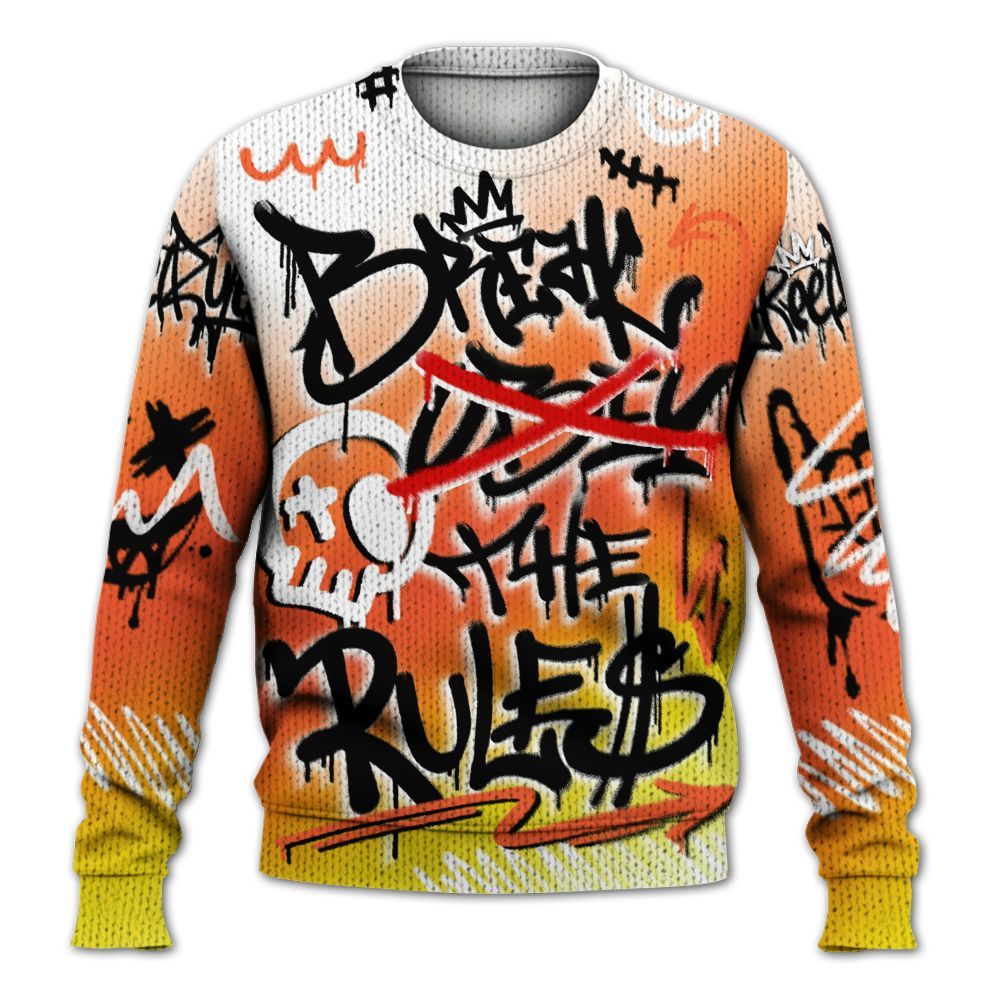 Knitted Sweater To Match Dunk High Candy Corn - Break Rules Streetwear