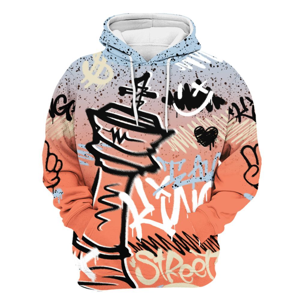 Hoodie To Match DJ Khaled Crimson Bliss 5s - Street King Chess Streetwear All Over Print