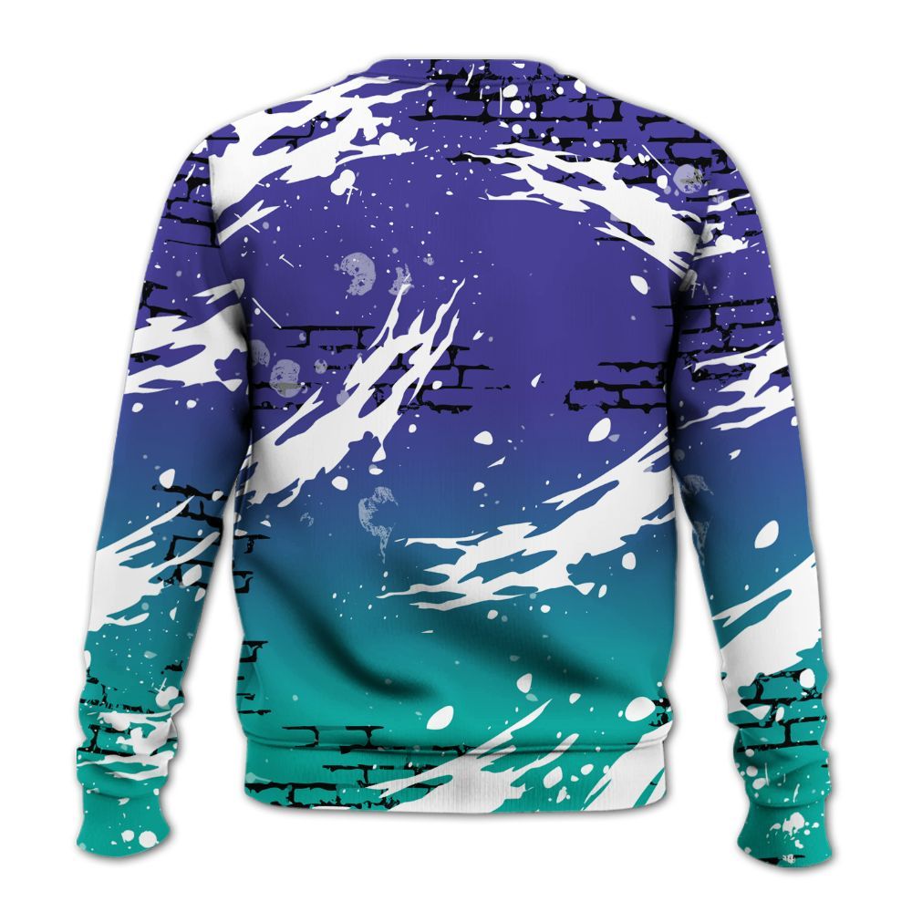 Sweatshirt To Match Retro Grape 5s - Values Of Loyalty All Over Print