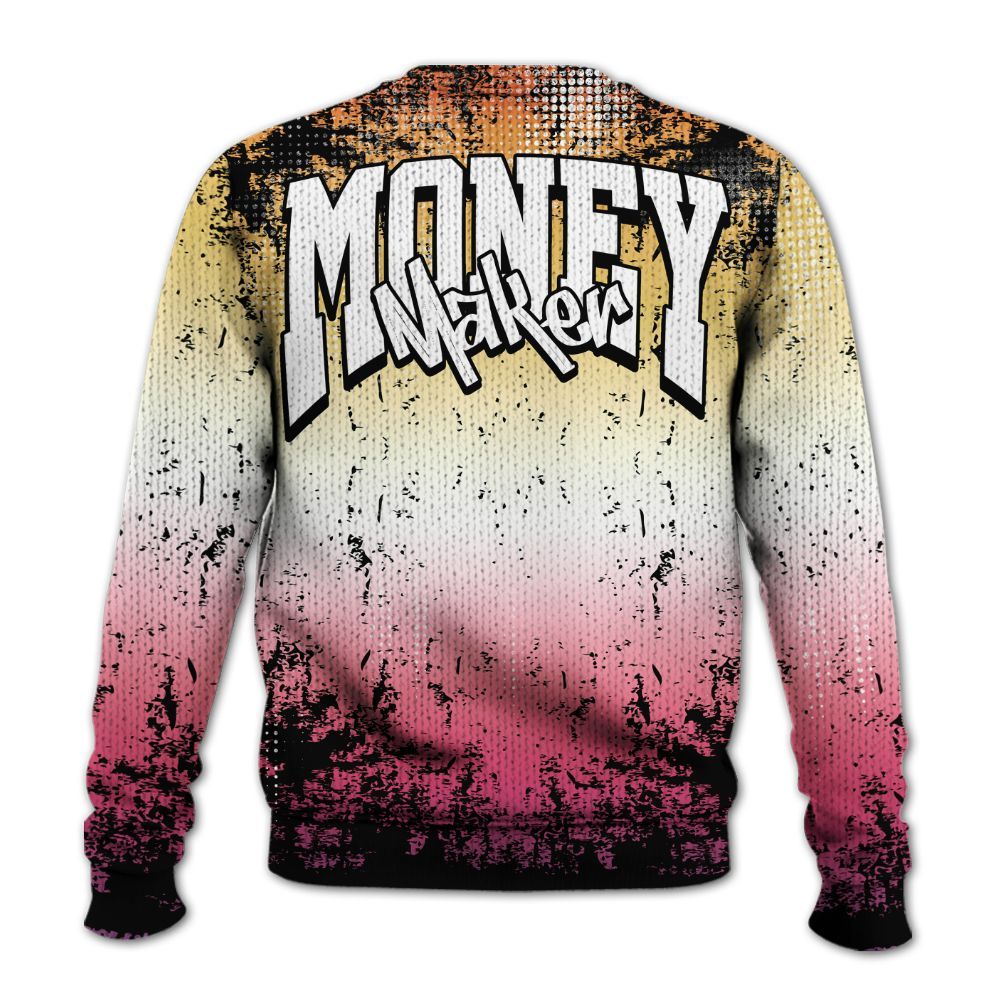 Knitted Sweater To Match Air Griffey Max Los Angeles 1s - Move In Silence Money Street Retro