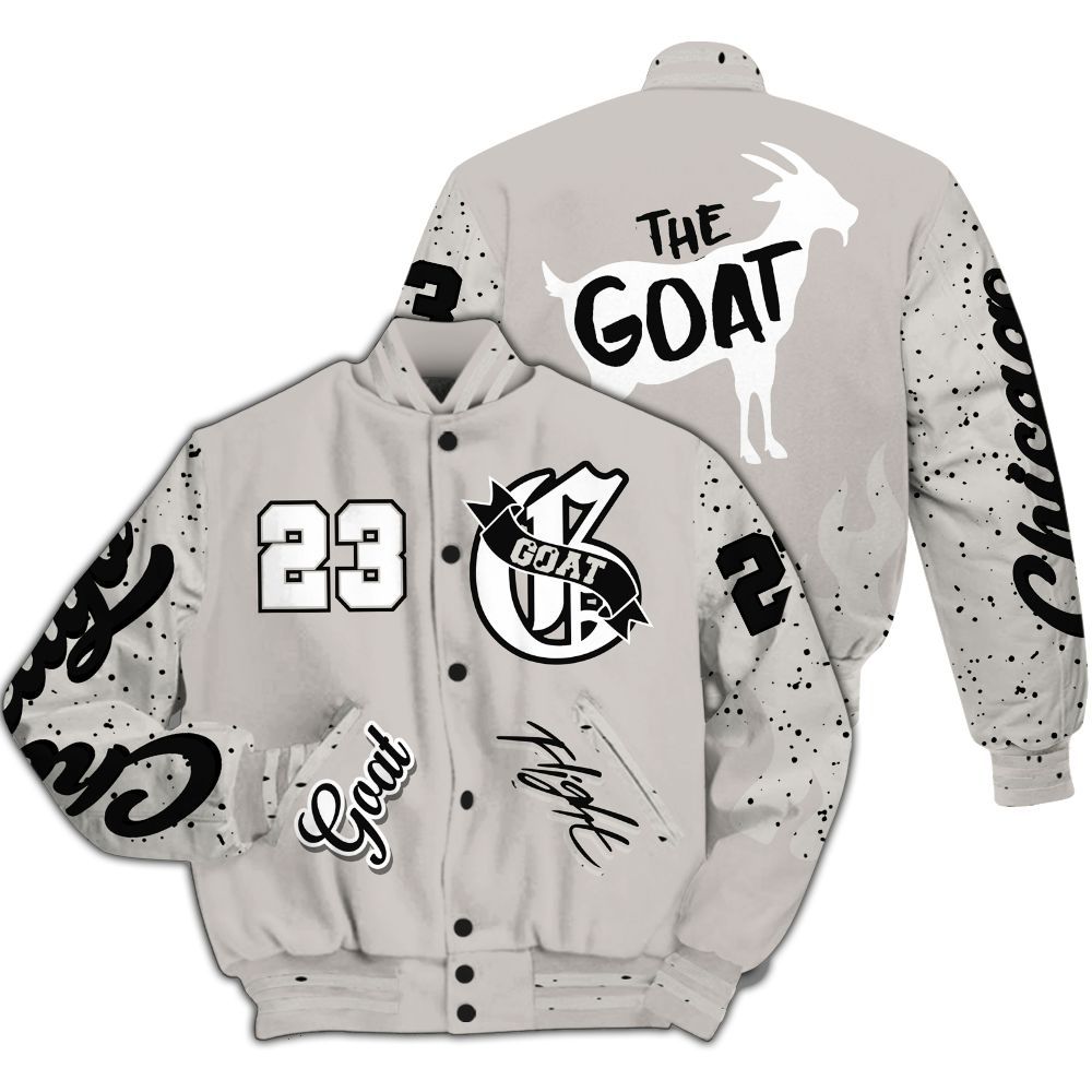 Varsity Jacket To Match The Classic 40s - The G.O.A.T Streetwear All Over Print