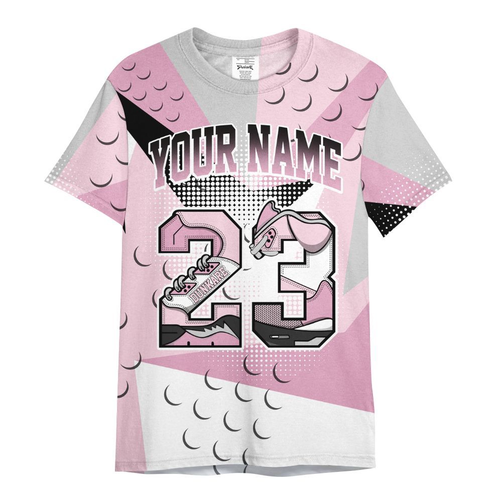 Shirt To Match Orchid 4s - Poly Custom Name Number 23 5s All Over Print