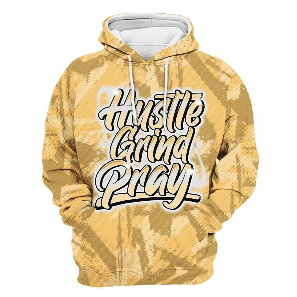 Hoodie To Match Craft Paris 6s - Hustles And Prayer Graphic Halftone All Over Print