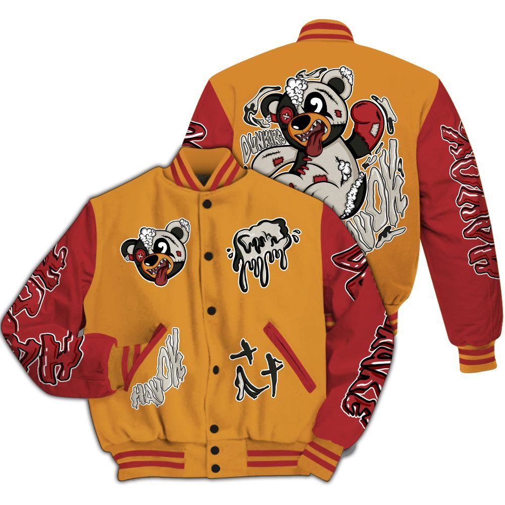 Varsity Jacket To Match Air Max Plus Sunset Swarovski - Havok Bear All Over Print