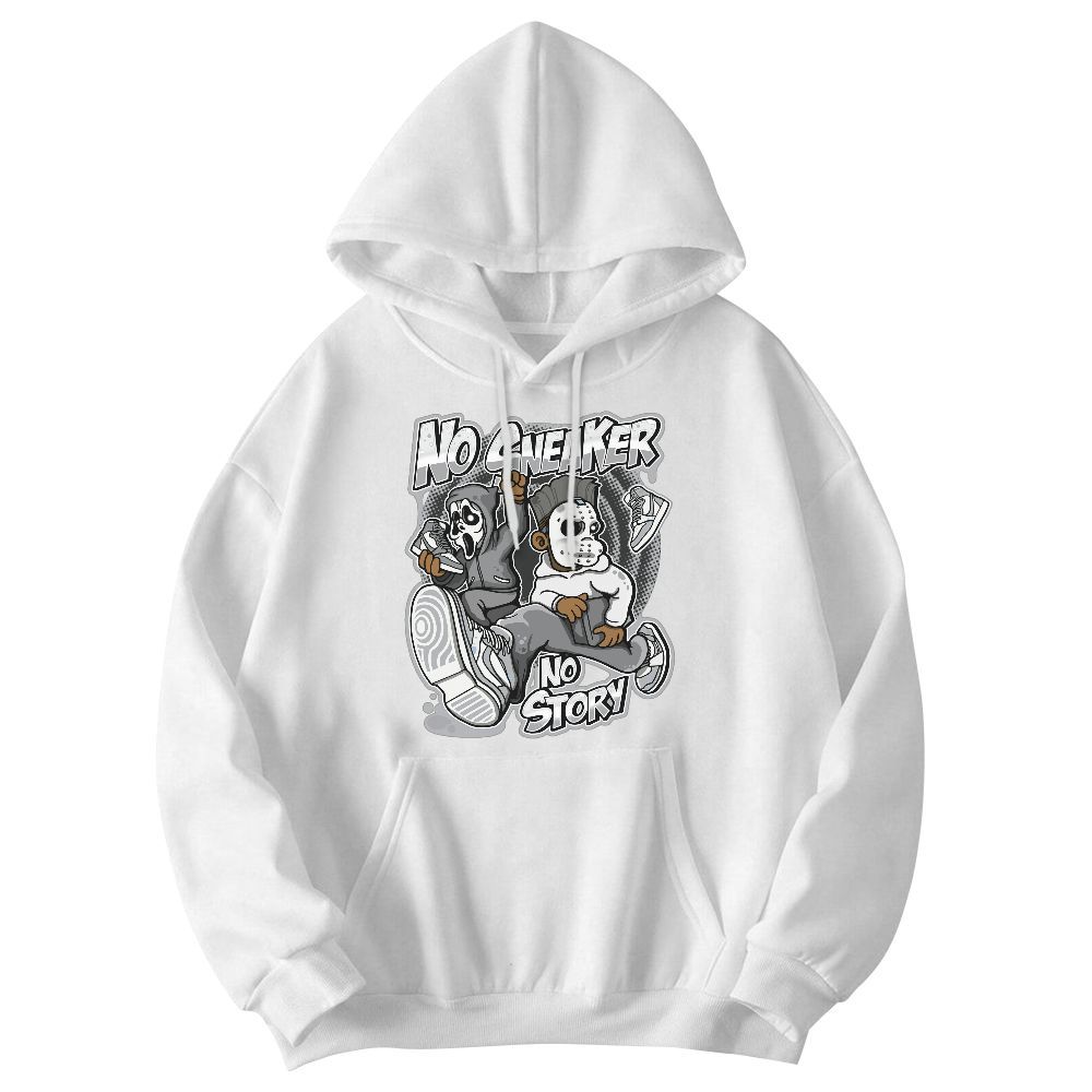 Sweatshirt To Match Low OG Wolf Grey 1s - Sneakers Make Story Graphic Graphic