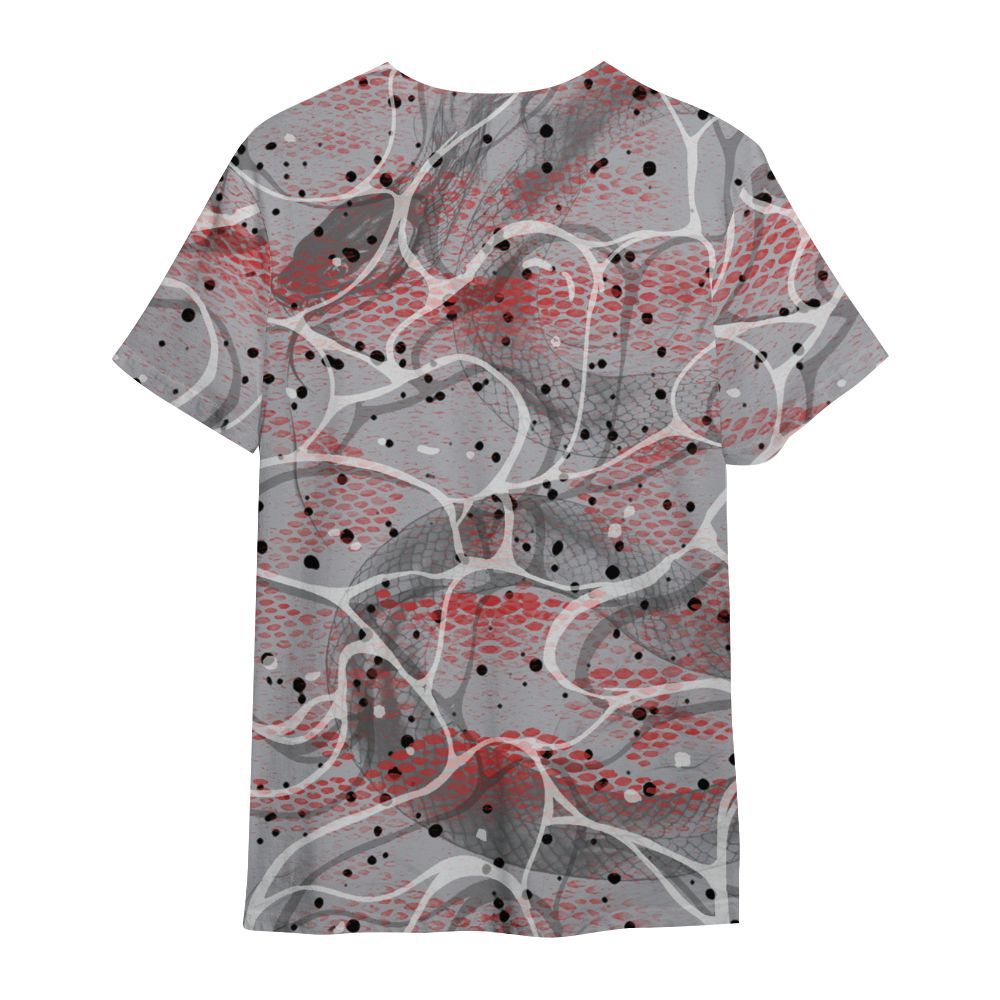 Shirt To Match White Cement 4s - Girl Move In Silence All Over Print