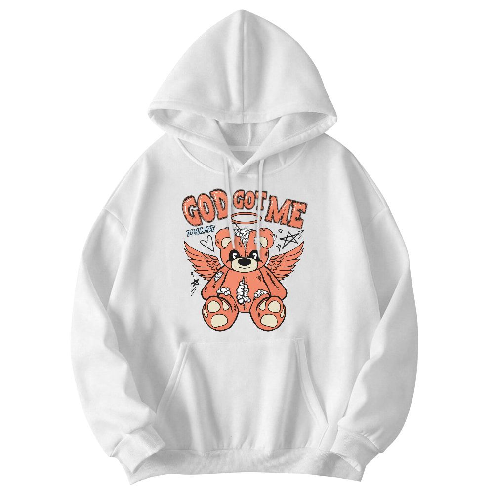 Sweatshirt To Match DJ Khaled Crimson Bliss 5s - Gods Guides Me Bear Graphic