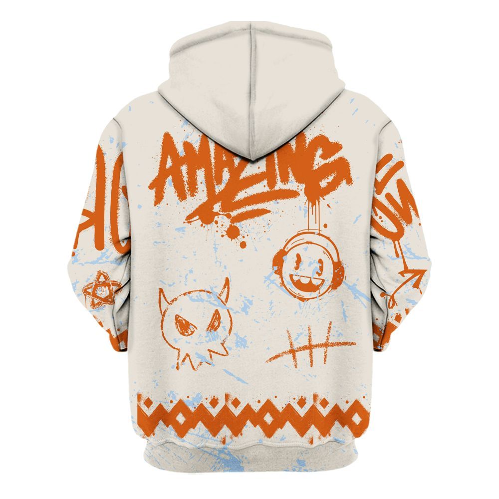 Hoodie To Match SE Craft 5s - Friday Sneaker Crayon All Over Print