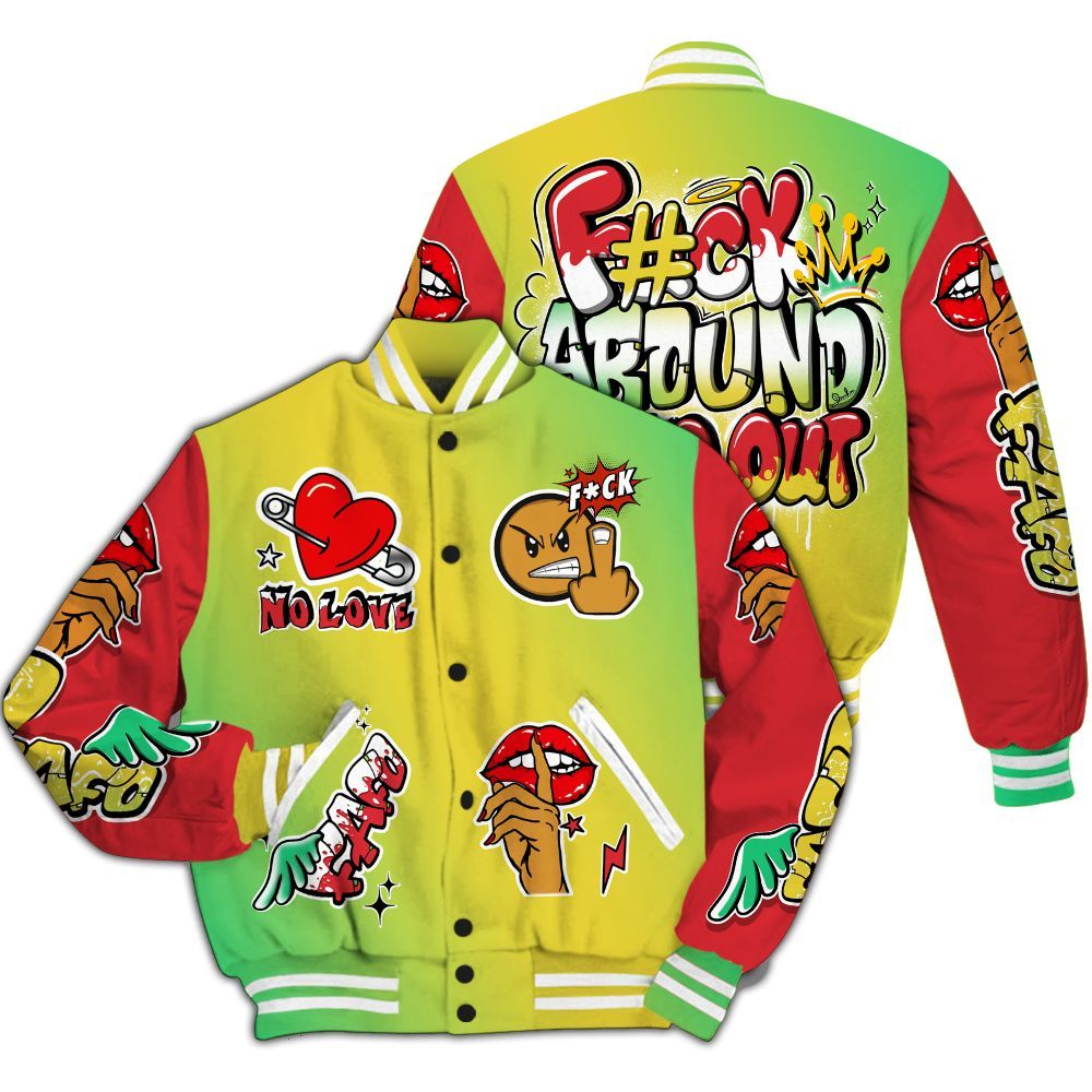 Varsity Jacket To Match Ja 3 Jurassic Park Explorer - FK Around Find Out All Over Print