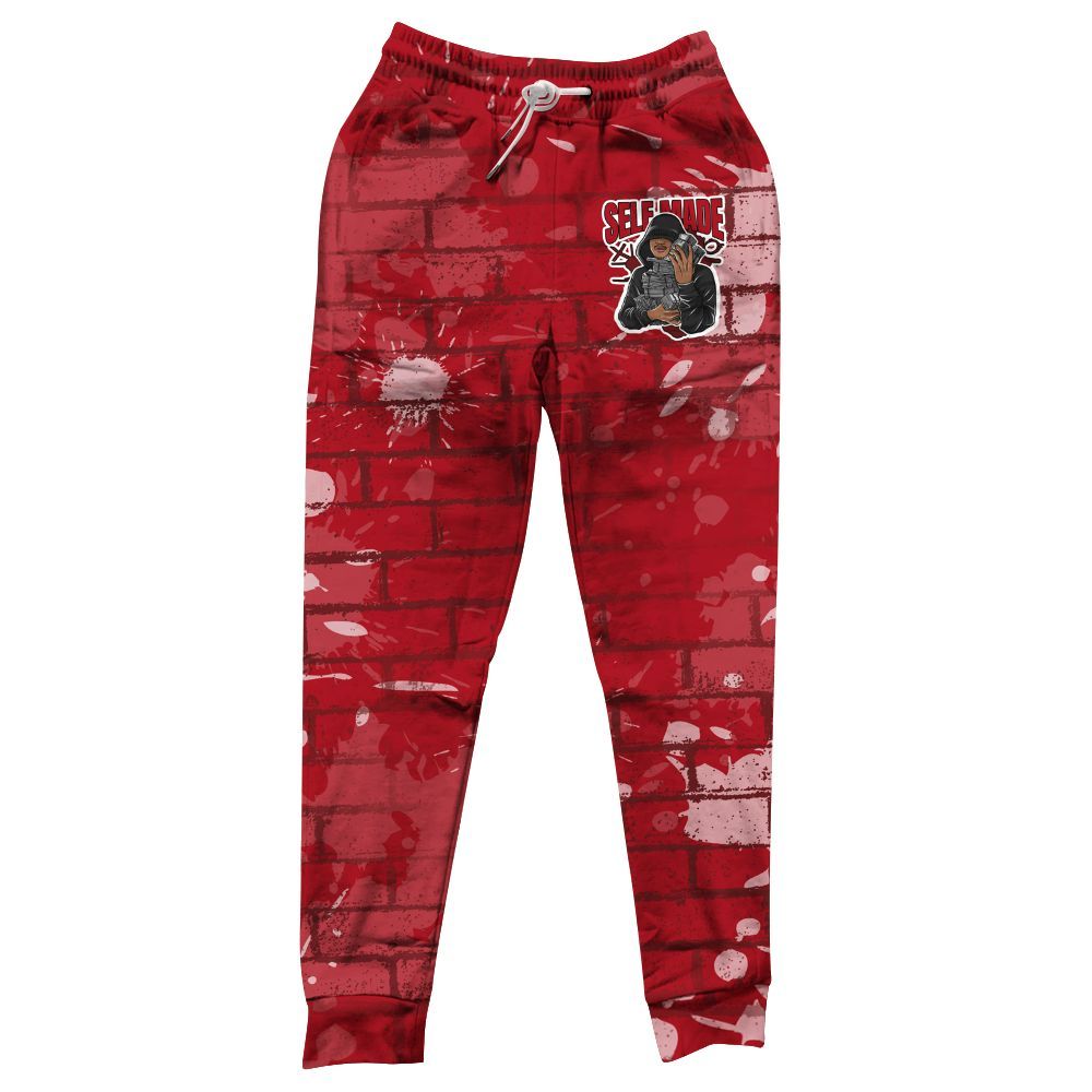 Sweatpant To Match Bred Velvet 11s - Selfmade Unique All Over Print