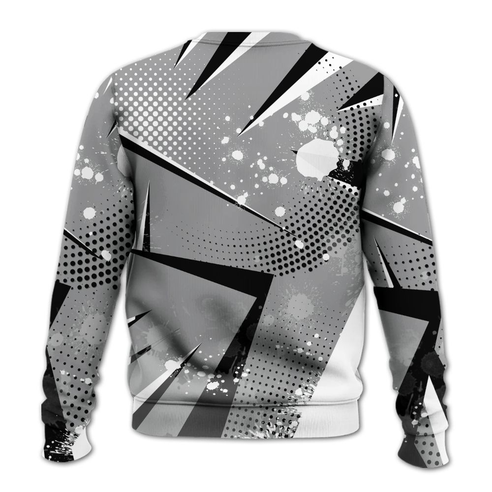 Sweatshirt To Match Retro Stealth 12s - Poly Trust No One Dripping All Over Print