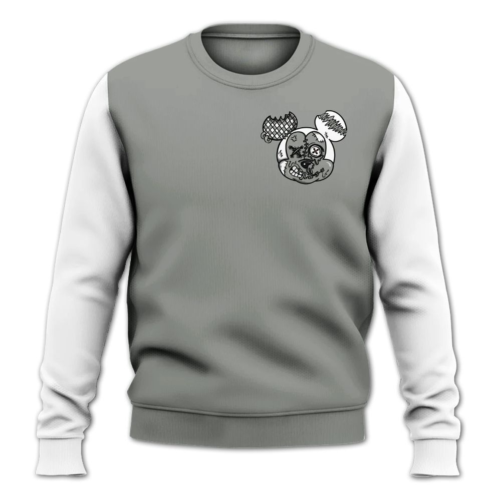 Sweatshirt To Match Paris Cement Grey 4s - Custom Name Got Em Drip All Over Print