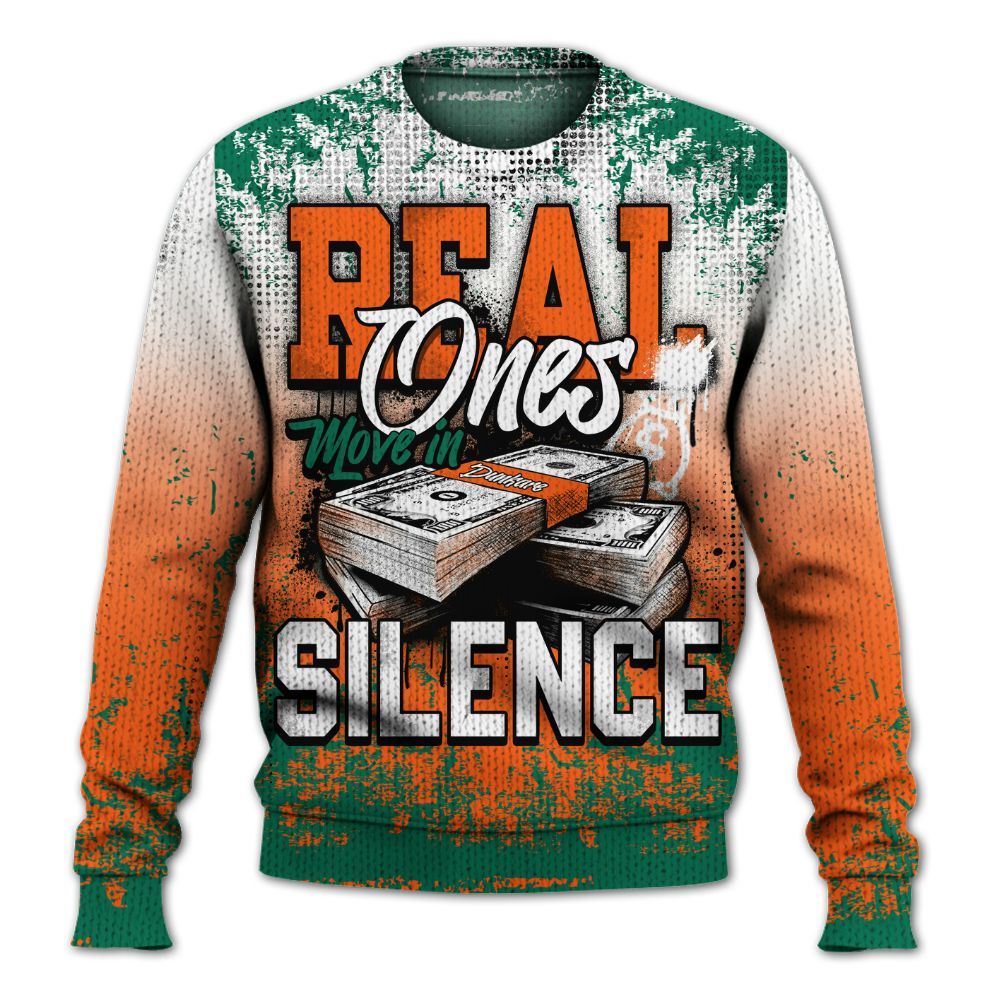 Sweater To Match SoleFly Sail Gorge Green 3s - Move In Silence Money Street Retro Graphic