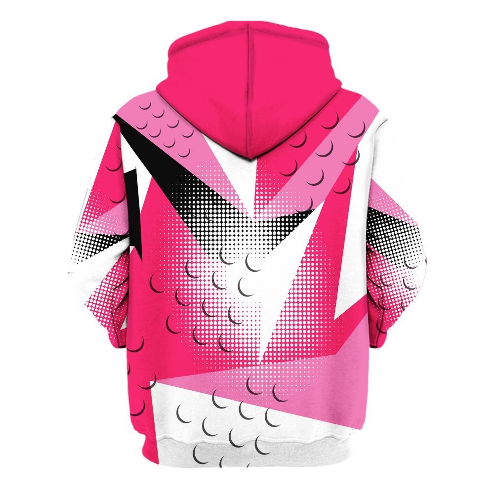 Hoodie To Match Air VaporMax Plus Triple Pink - Poly Custom Name Number 23 5s All Over Print