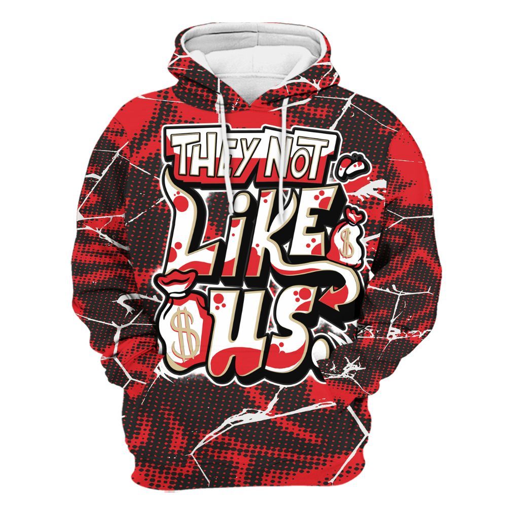 Hoodie To Match Prime 93 Fire Red - Dislike Us Graphic All Over Print