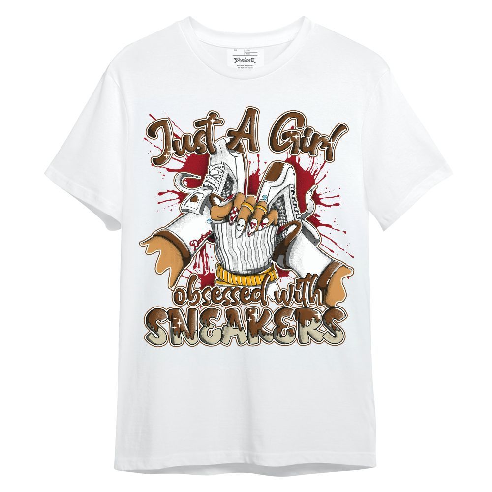 Shirt To Match Archaeo Brown 5s - Just A Girl Sneakers Unisex Shirt