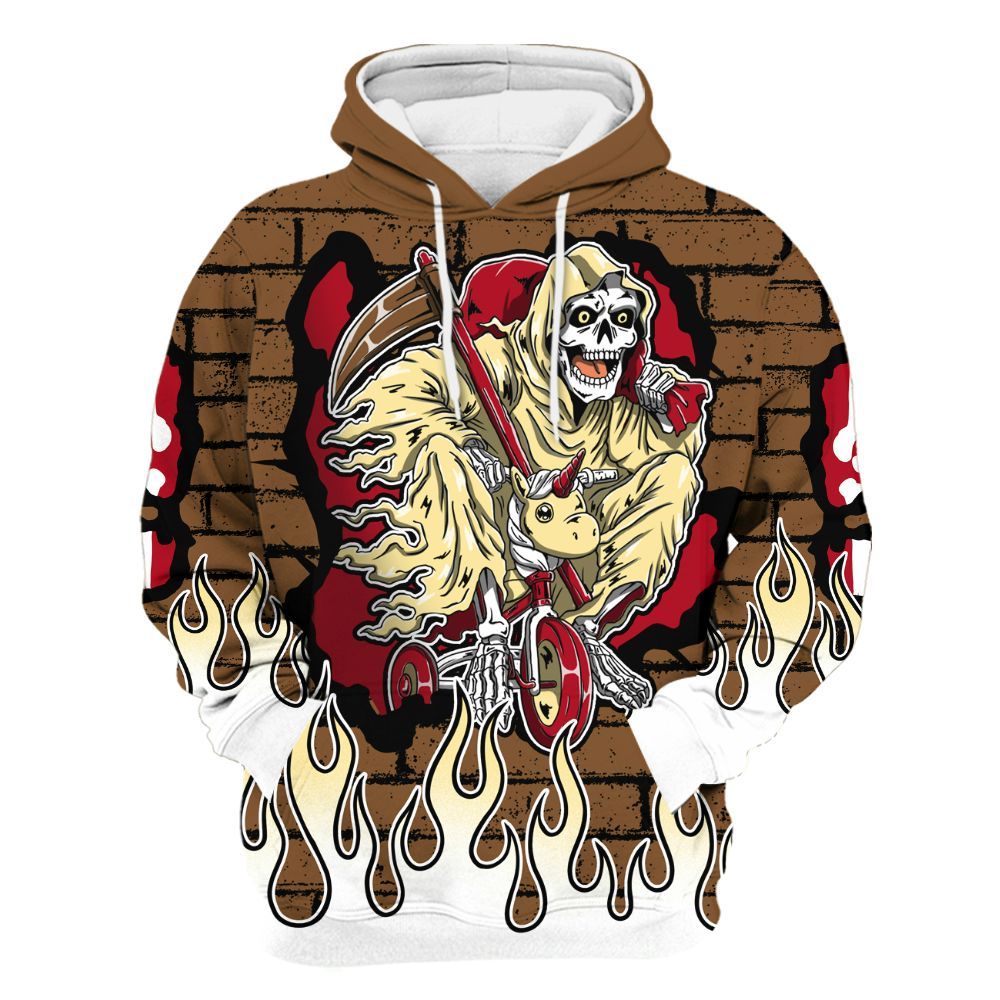 Hoodie To Match Air Max 90 Escape - Self Make Skeleton Crashed All Over Print