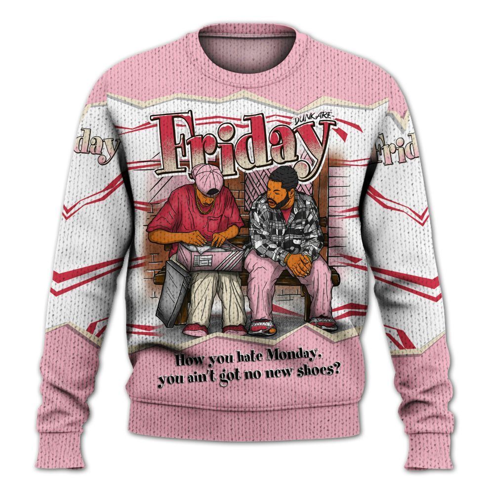 Sweater To Match Low OG Tropical Pink 1s - Friday Movie 90s TV Graphic