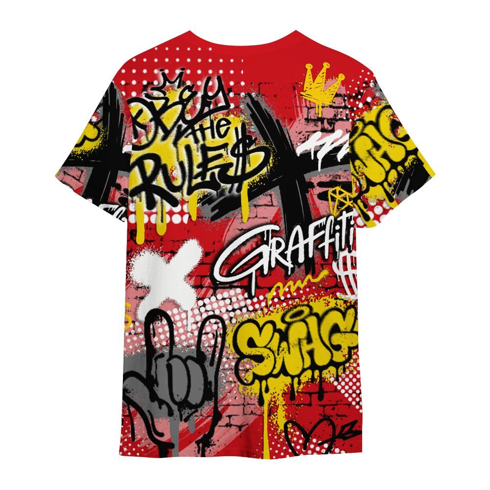 Shirt To Match Ferrari 14s - True It Real Graffiti Streetwear All Over Print