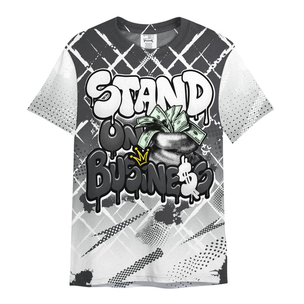 Shirt To Match Fear 4s - Halftone Stand Business Dripping All Over Print