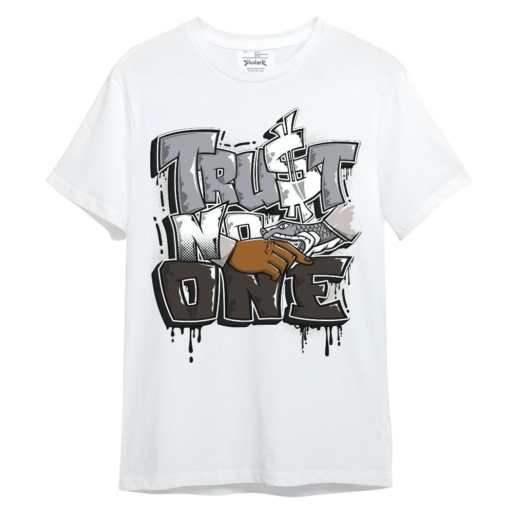 Shirt To Match Baroque Brown 12s - Trust No One Drip Streetwear Unisex Shirt