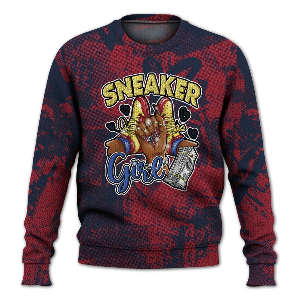 Knitted Sweater To Match Dunk Low COJP What The 2024 - Sneakerz Girlz Heart Grunge
