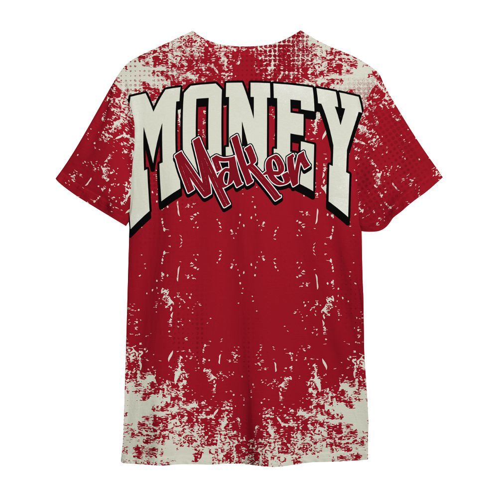 Shirt To Match 2025 High OG Cinnabar 1s - Move In Silence Money Street Retro All Over Print