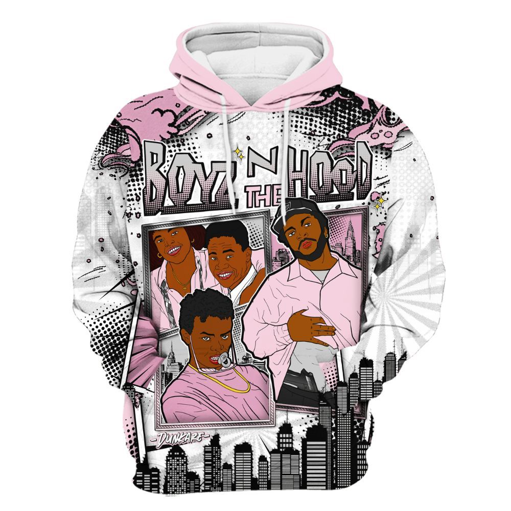 Hoodie To Match Orchid 4s - Movie BoyzZ The Hood All Over Print