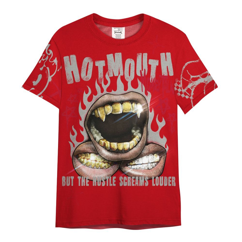 Shirt To Match Air Griffey Max Gray Reds 1s - Mouth Burning Street Style All Over Print