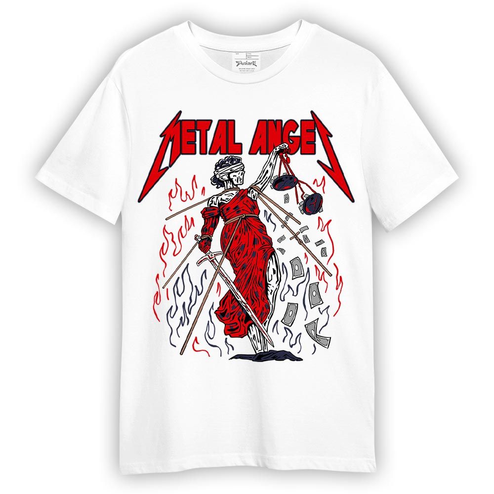 Shirt To Match Low OG Howard Bison 1s - Metal Angel Skeleton Shirt Unisex