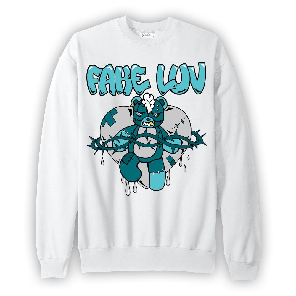 Sweatshirt To match Oxidized Green 4s Sweatshirt - False Romance Hugz Graphic