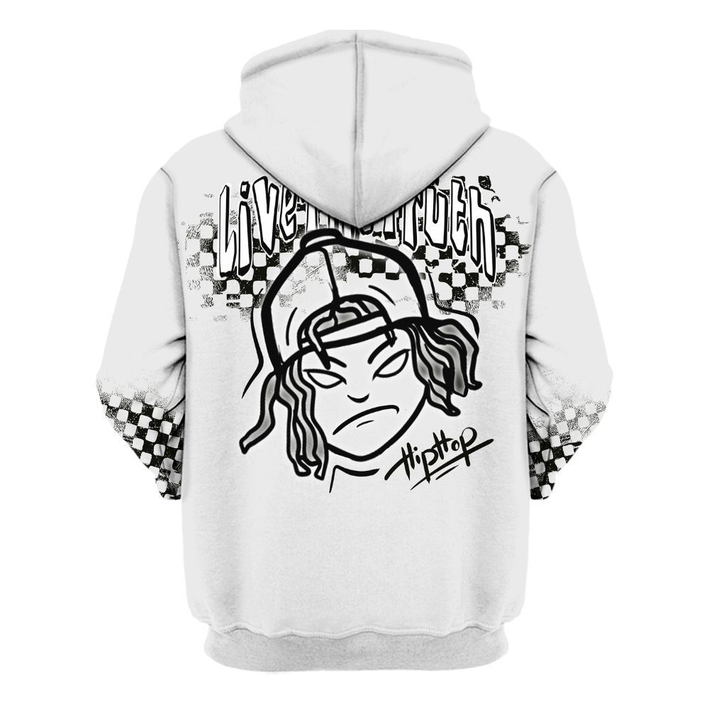 Hoodie To Match Baroque Brown 12s - Feel Life Street Style All Over Print