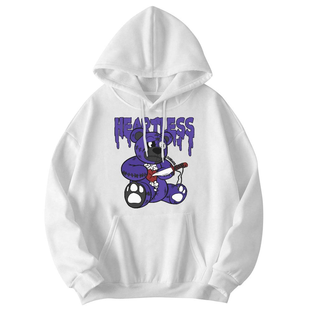 Sweatshirt To Match Field Purple 12s - Heartless Bear Graphic
