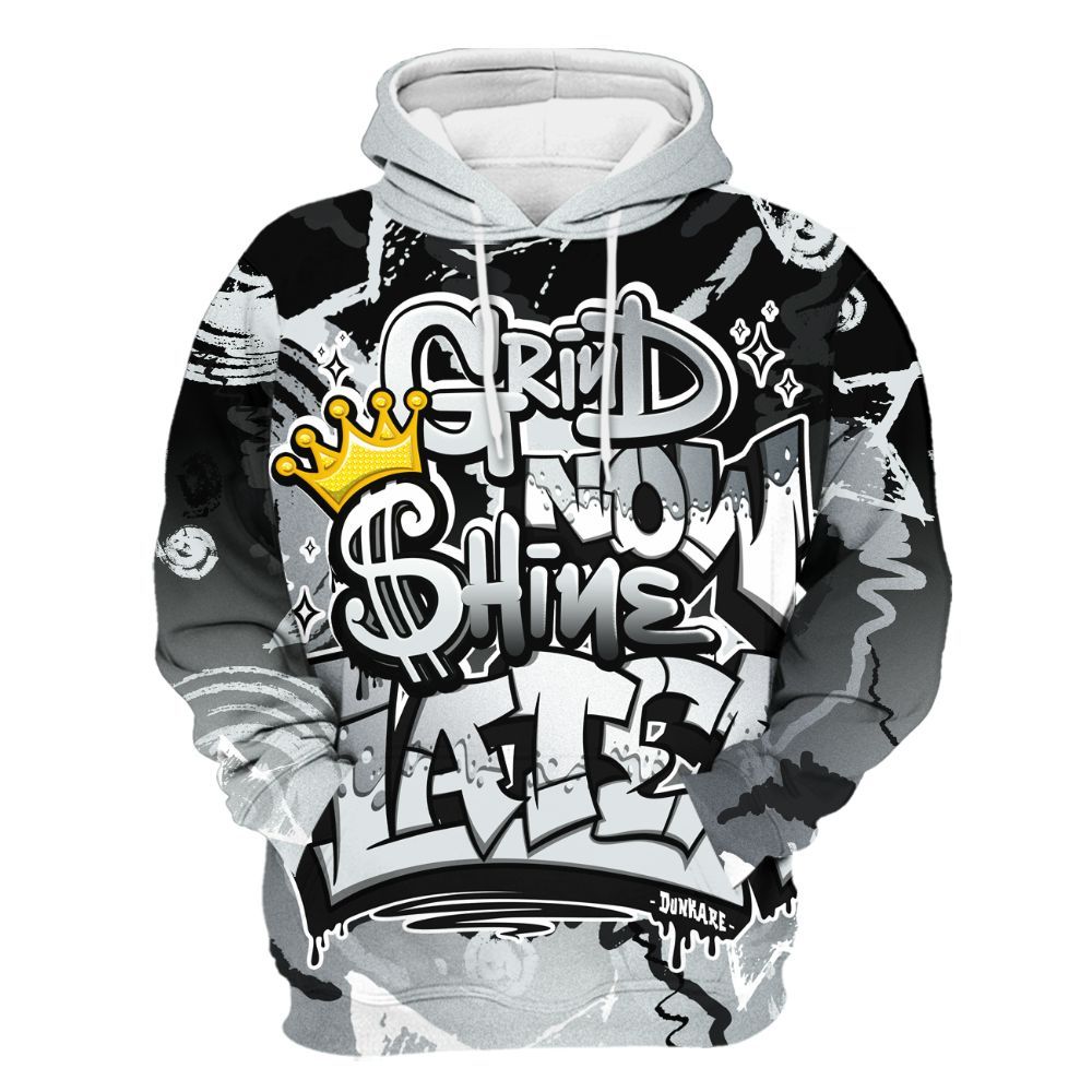 Hoodie To Match Cap And Gown 6s - Grind Shine Later Drip All Over Print