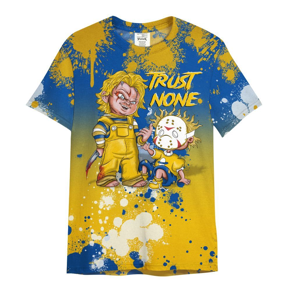 Shirt To Match High Laney 1s - Trust No One Scary All Over Print