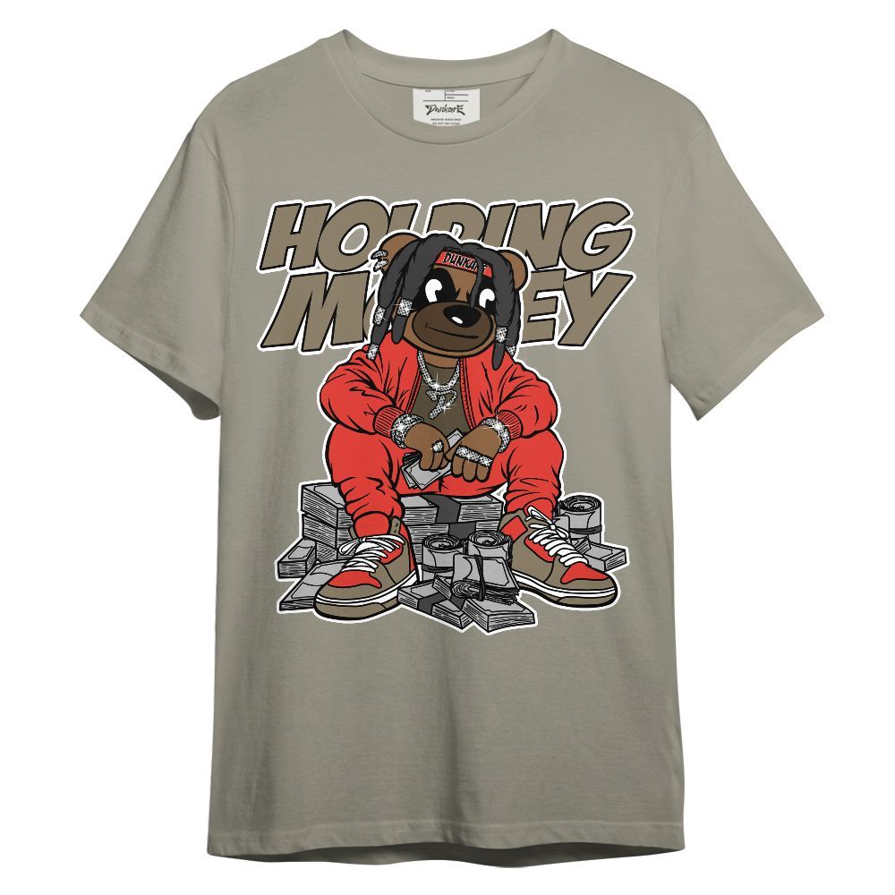 Shirt To Match Olive 9s - Possessing Moneys Bear Unisex Shirt