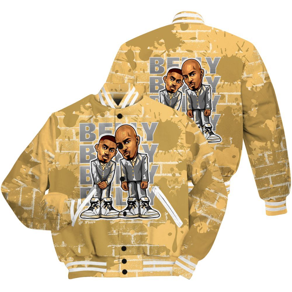 Varsity Jacket To Match Craft Paris 6s Shirt - Belly Sneakers Graphic Halloween All Over Print