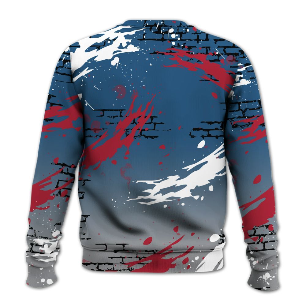 Sweatshirt To Match Rare Air 3s - Values Of Loyalty Drip All Over Print