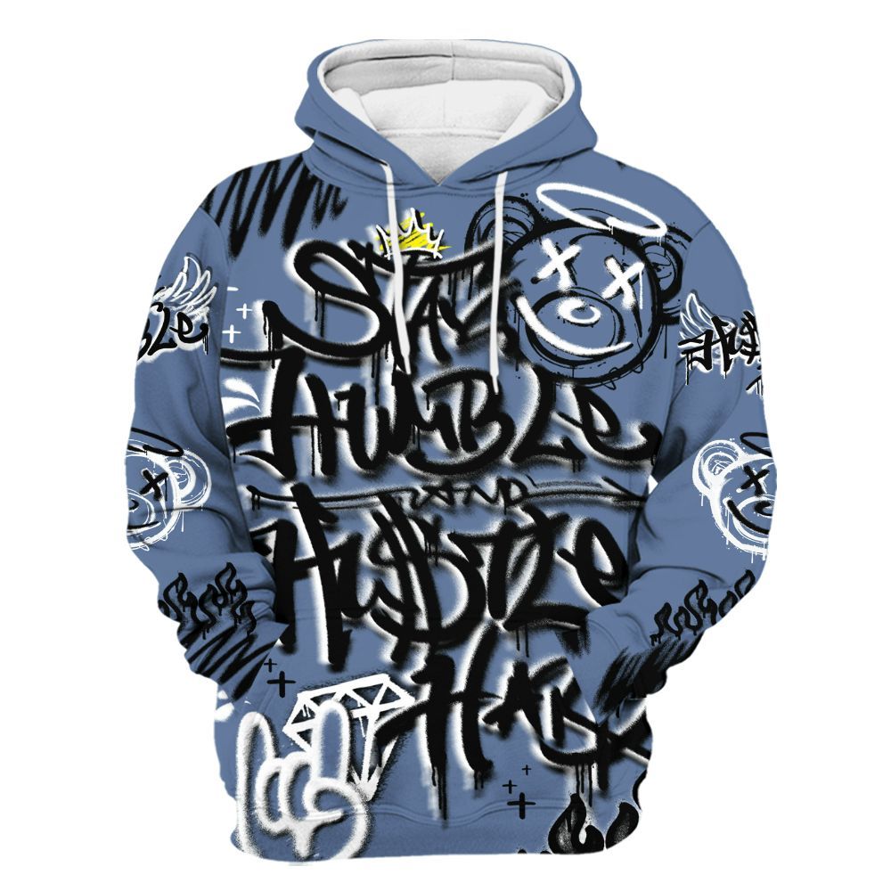 Hoodie To Match Mid Space Jam 1s - Humble Drip Streetwear Graffity All Over Print